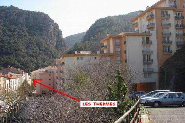 Photo Amélie-les-bains, T2 TRÈS PROCHE DES THERMES AVEC TERRASSE ET ASCENSEUR