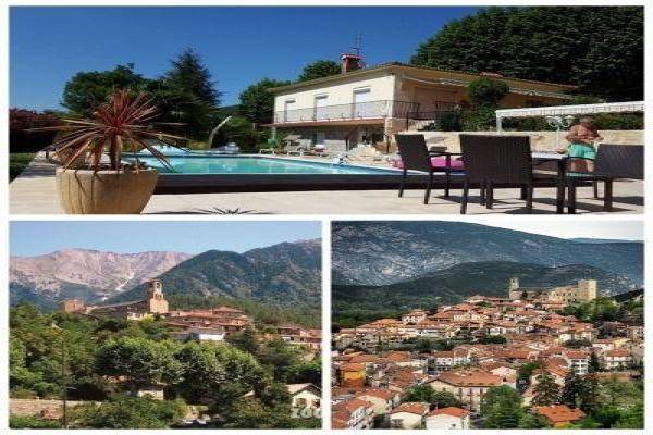 Photo Appartement en rez-de-chaussée de villa avec piscine pour les curistes de Vernet les Bains