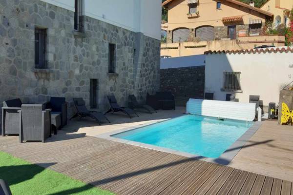 Photo Studio à 1 km du centre Thermal d'Amélie-les-Bains pour 2 personnes avec piscine