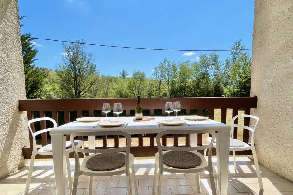 Photo T2 de 40M2 en RDC //A 700 METRES DES TERMES de BARBOTAN avec 2 terrasses vue sur la nature