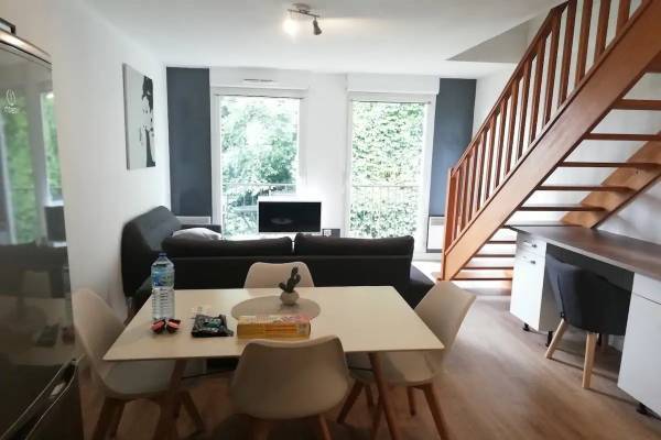 Photo Thonon-les-Bains, appartement en duplex avec 2 chambres et parking en sous-sol