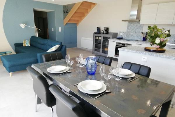 Photo Gite avec 2 chambres et terrasse pour les curistes de Jonzac - azur -