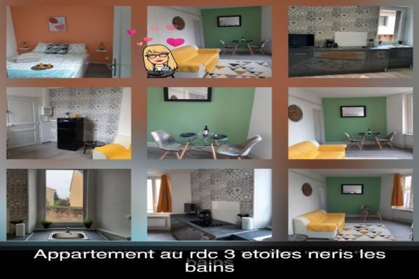 Photo Joli appartement en rez-de-chaussée à 240m des thermes de Néris-les-bains