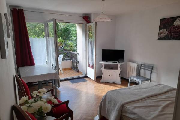 Photo Studio dans la résidence des Thermes à Amélie les Bains en rez-de-chaussée