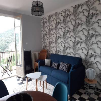 Photo T2 à Amélie les Bains au 3ème étage (sans ascenseur) avec balcon au sud-est