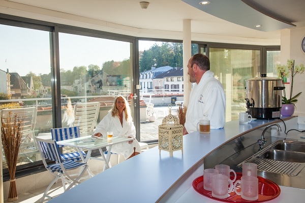 La station thermale de Contrexéville dans le département des Vosges