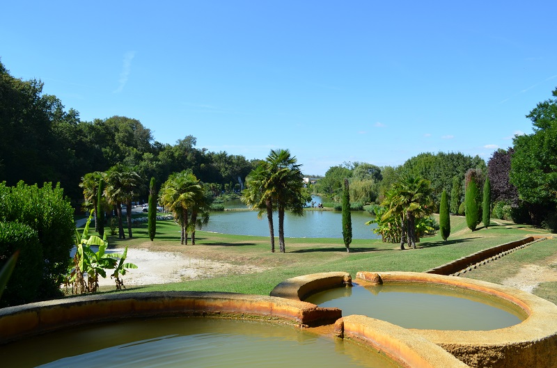 Les jardins des thermes de Jonzac